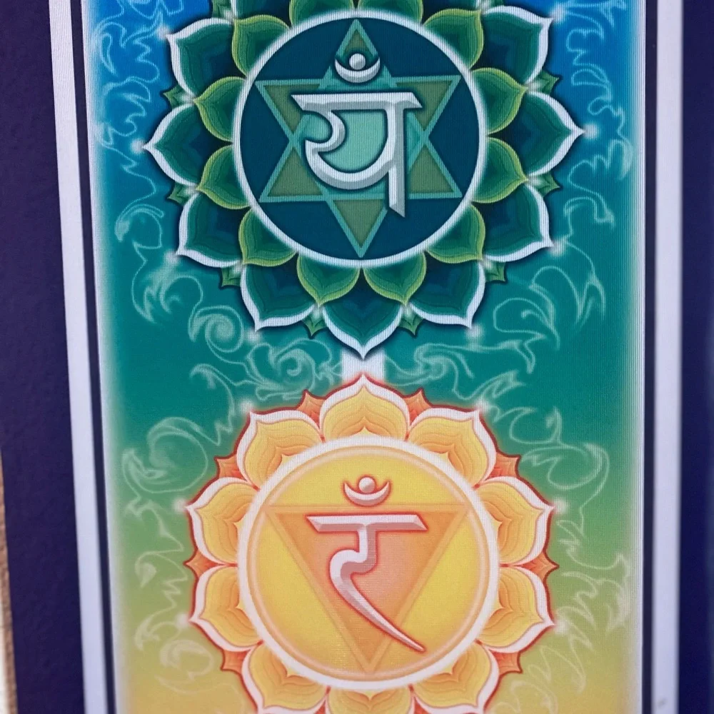 LARGE 48” Chakra Wall Art with Multicolor Design